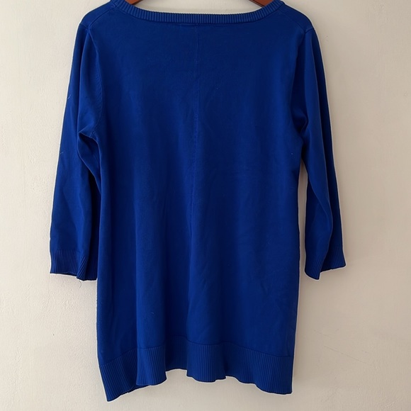 Cable and Gauge Electric Blue Top - Picture 3 of 4